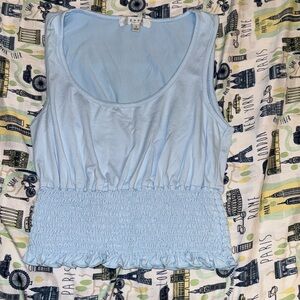 Gaze, size small, light blue tank top